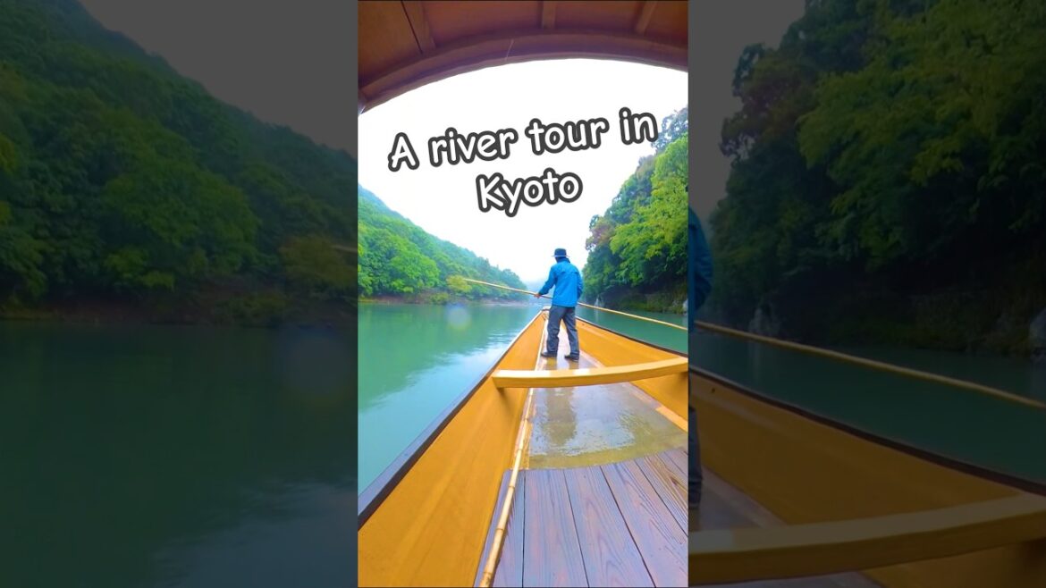 A tour along Katsura River in Arashiyama 🛶🥰 #kyoto #arashiyama #japan
