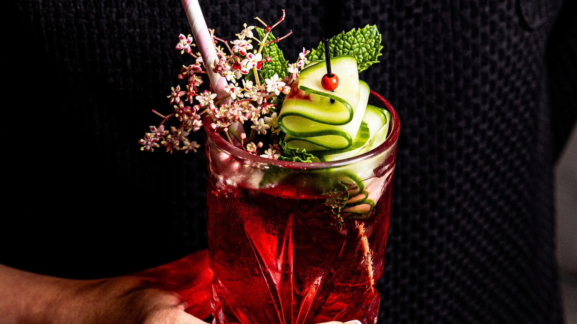 A cocktail at Miji Bar & Grill