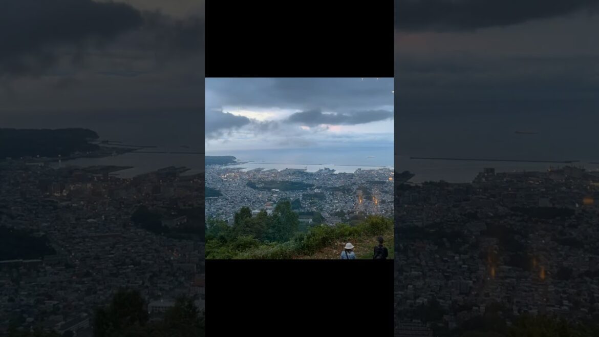 北海道 天狗山 日夜美景 / Hokkaido Tenguyama Day-to-Night Timelapse Scenery / 北海道 天狗山 昼から夜へのタイムラプス美景