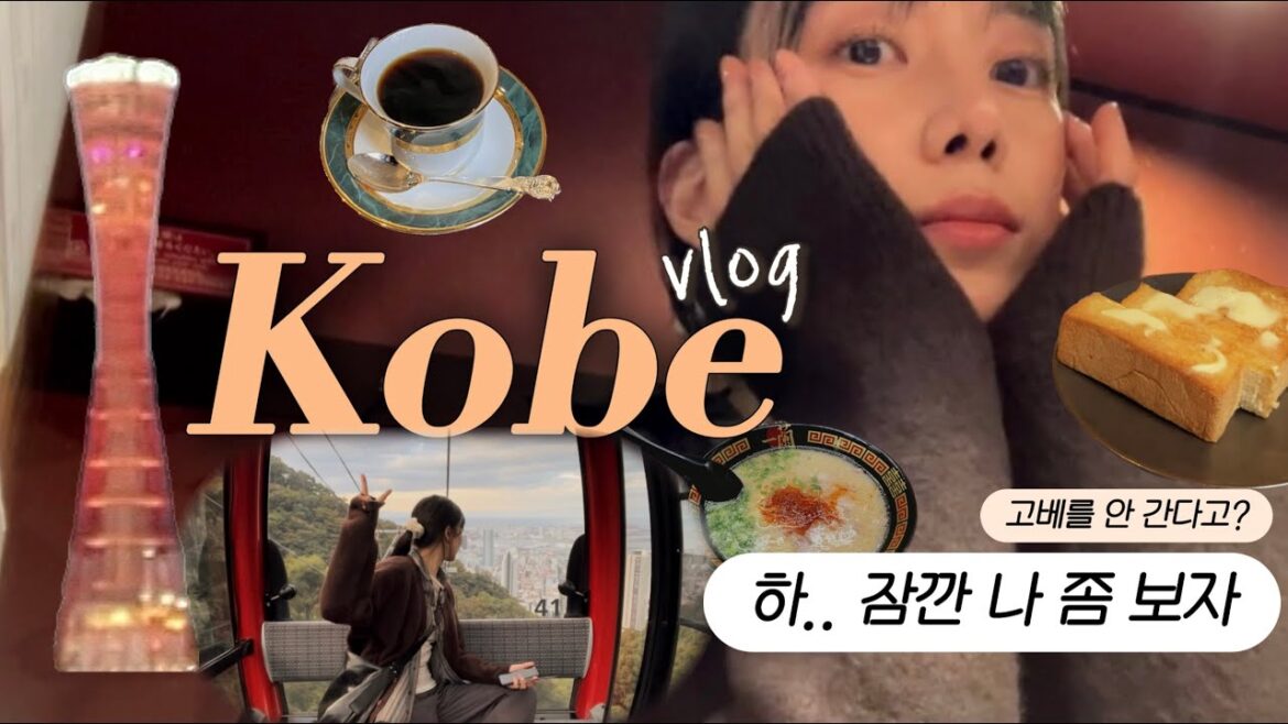 [고베 당일치기 vlog] 바라만봐도 힐링이 되..🤎ㅣ카페 추천, 고베규 스테이크랜드, 키타노 이진칸, 하버랜드 공원ㅣ오사카 외전 ep.1