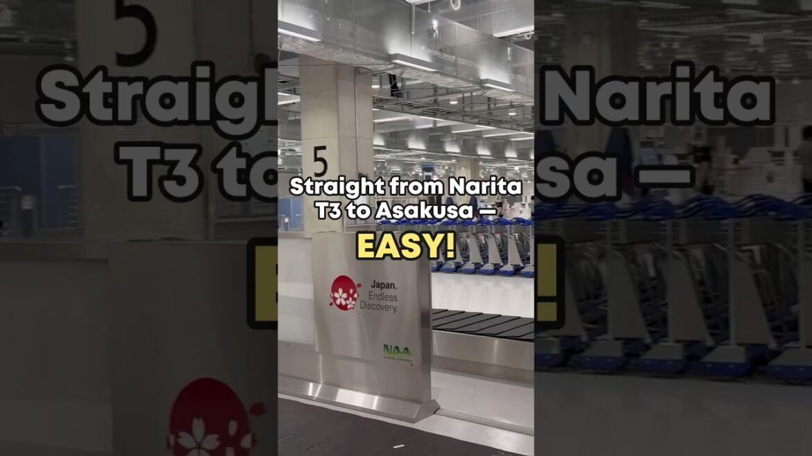 Narita Terminal 3 to Tokyo Made Easy | Direct Train to Asakusa Narita Terminal 3 to Tokyo Made Easy | Direct Train to Asakusa