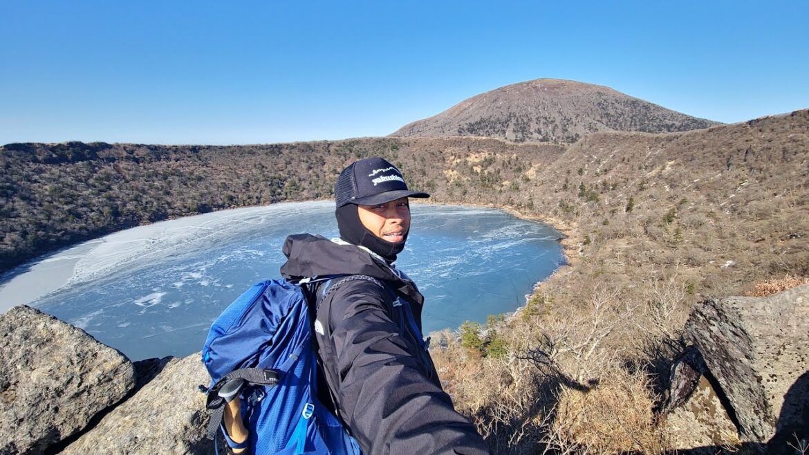 Japan winter bicycle/hike journey to Mt.Onami, Kagoshima