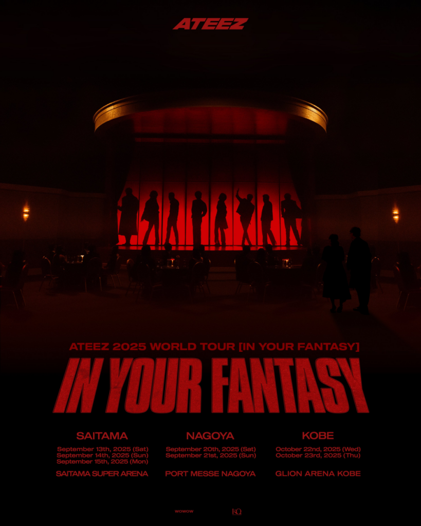 ATEEZ announces 2025 World Tour “IN YOUR FANTASY” Japan dates misc., &
