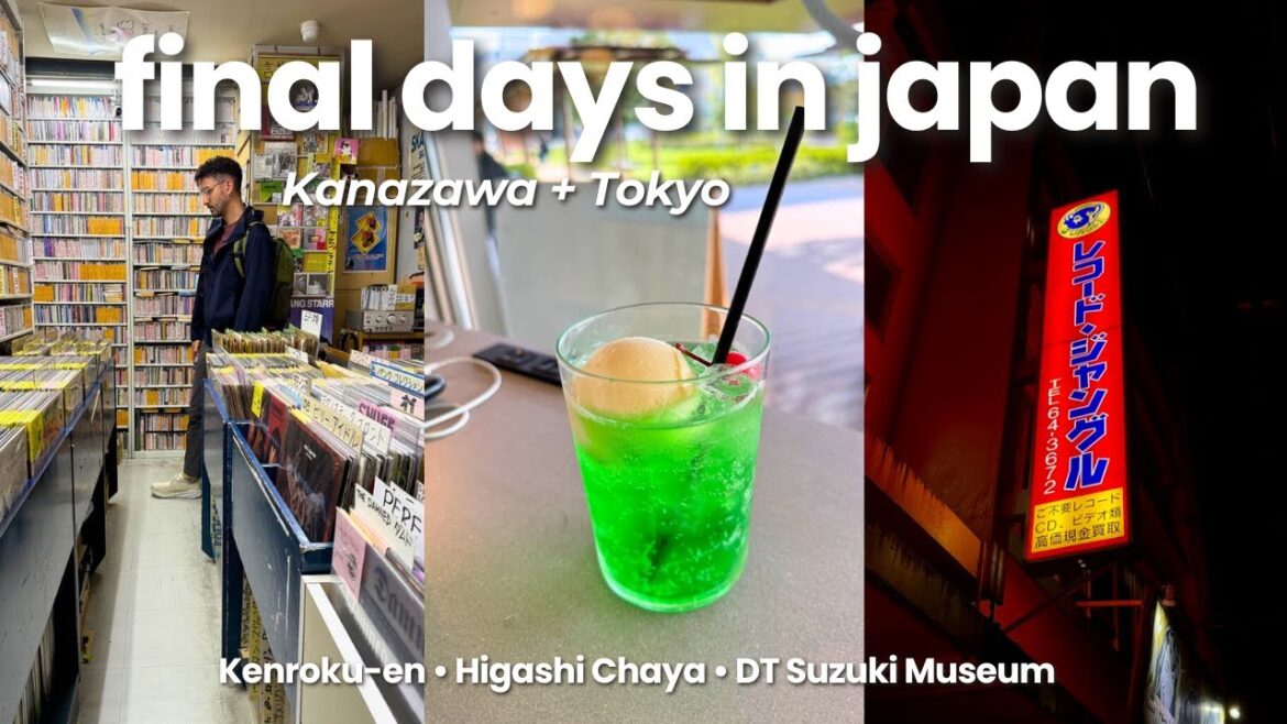 Japan Travel Vlog 🍡 Saying Goodbye to Japan | Kanazawa + Tokyo |