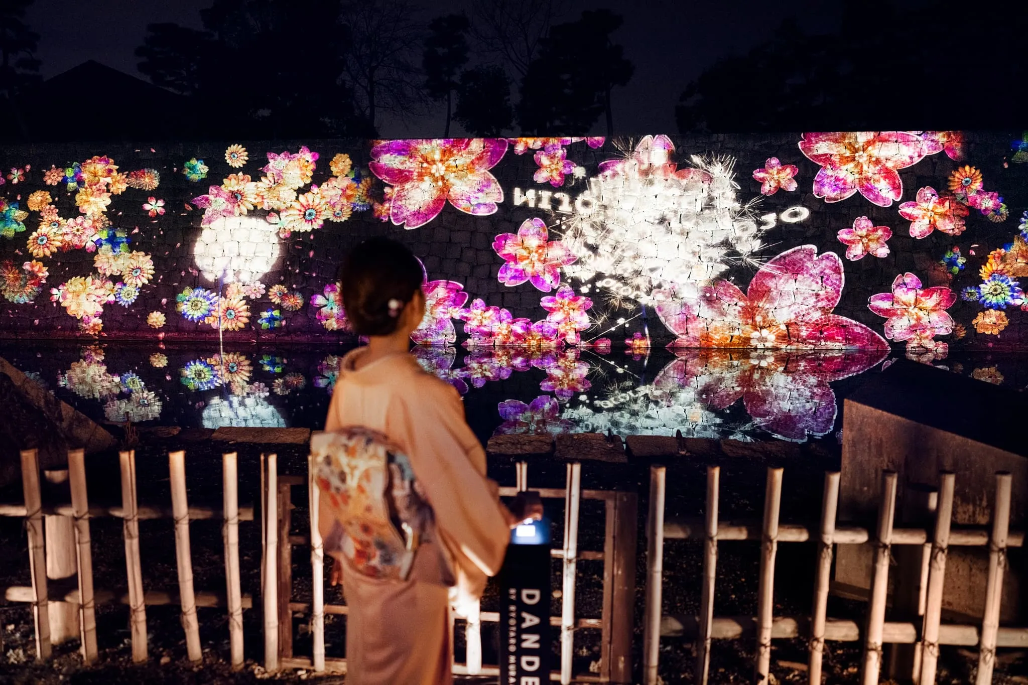 Nijo Castle in Kyoto is hosting a night-time digital art event this month