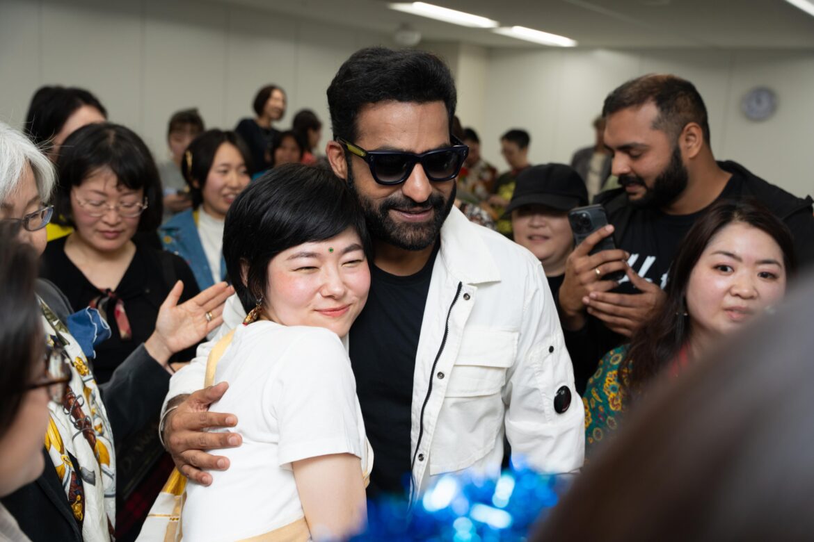 NTR gets to know that Japanese learnt Telugu