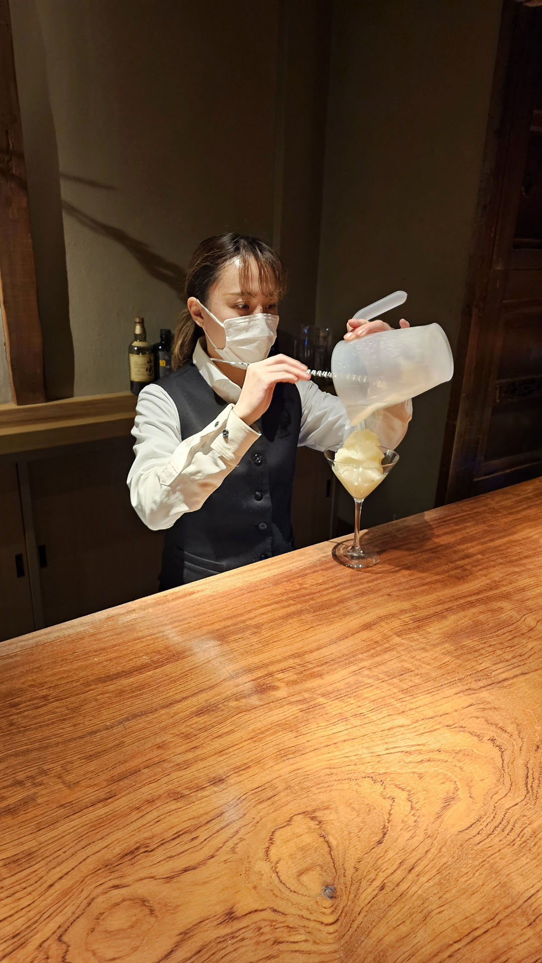 Bartender at a Kyoto cocktail bar