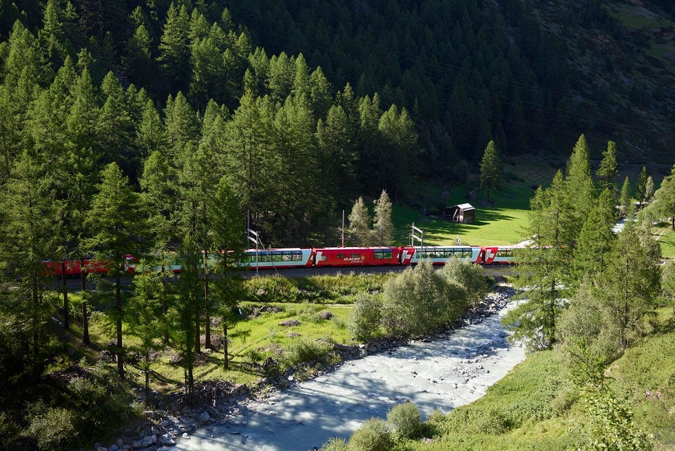 the glacier express zermatt