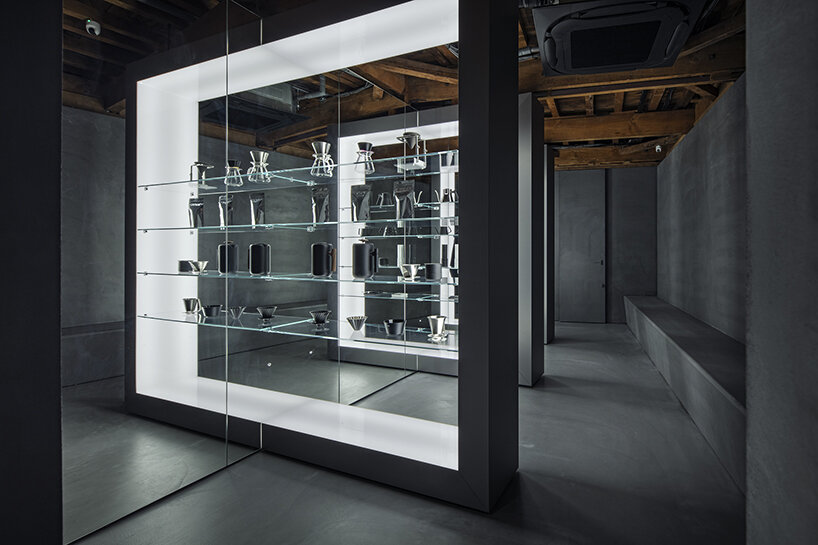 fluid, modular spaces shape kyoto café by TEKI design for a sustainable coffee future