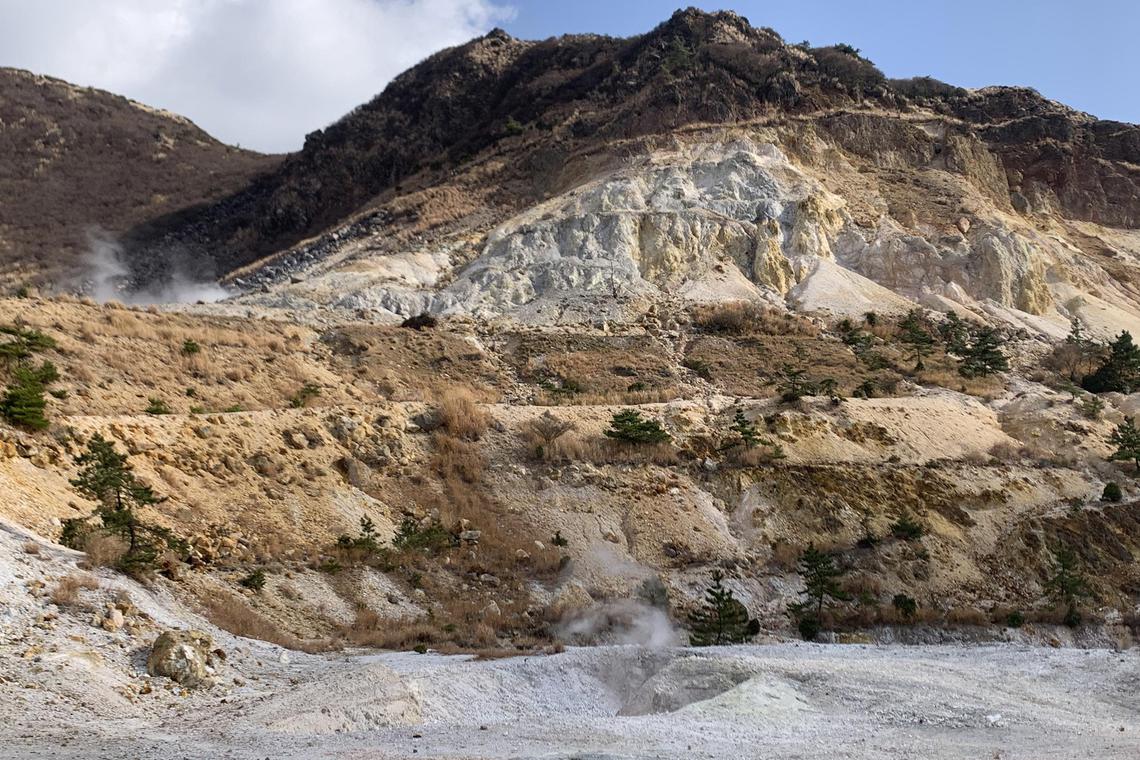 shonsen24 - Trek Walking to a crater with geothermal steam.

ST PHOTO: LEE SIEW HUA