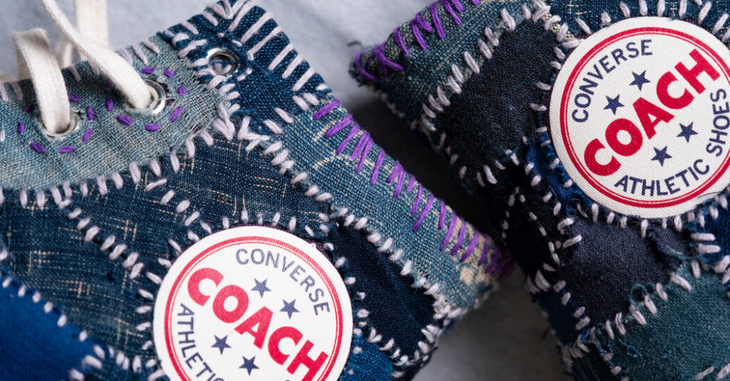 Sneakers Become Art With a Traditional Japanese Sewing Skill Sneakers Become Art With a Traditional Japanese Sewing Skill