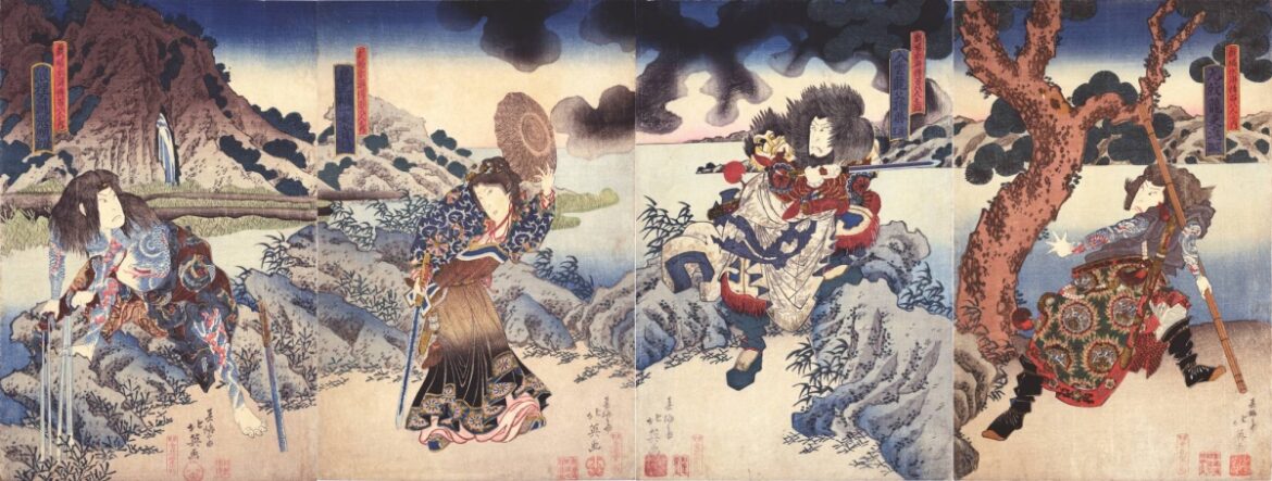 Osaka’s kabuki fan culture fueled an elusive figure of the ukiyo-e scene