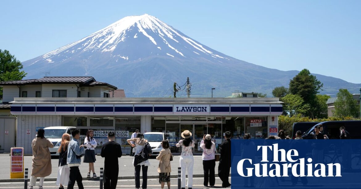 Mount Fuji: why a small Japanese town is hiding the big tourist hotspot | Japan Mount Fuji: why a small Japanese town is hiding the big tourist hotspot | Japan