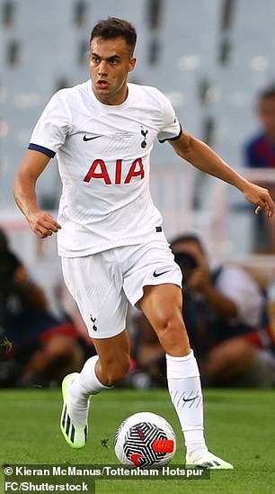 Sergio Reguilon (pictured) and Bryan Gil have been left out of the tour as they look to complete moves away from the club