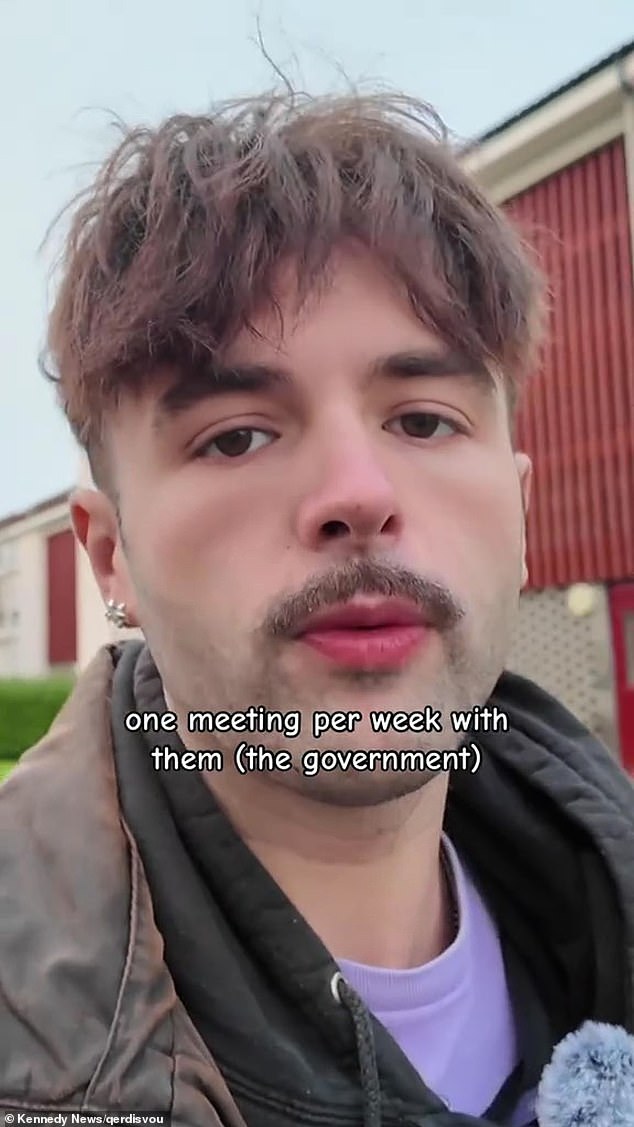 Joshua Bishop, not his real name, claimed following the rules to keep his unemployment benefit is harder than having a job