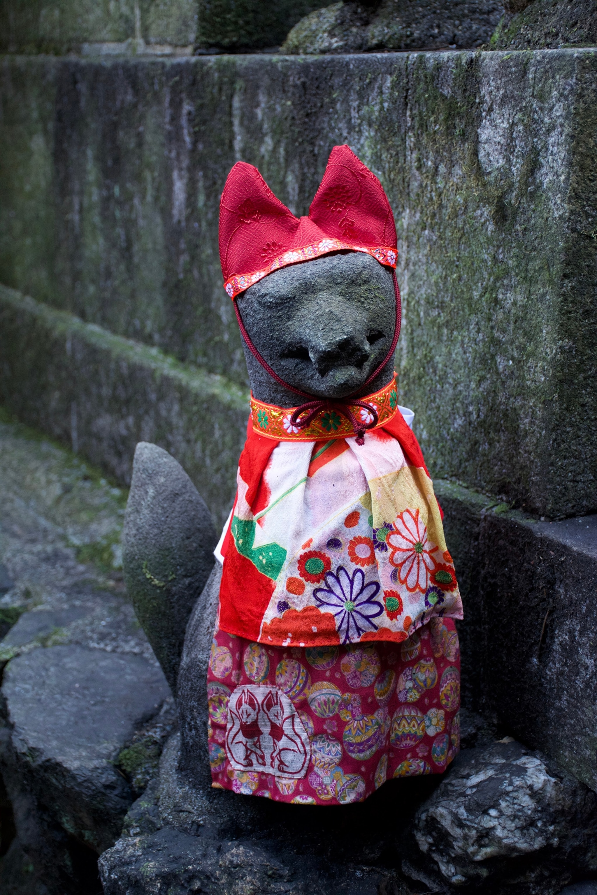 Detail from the walk up the Fushimi Inari shrine in Kyoto.