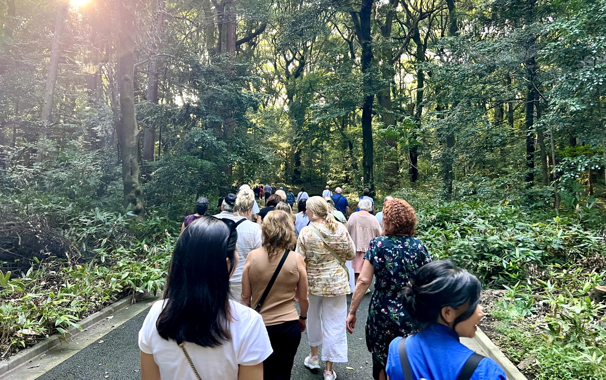 En route to Meiji Shrine in Tokyo. (Pax Global Media)