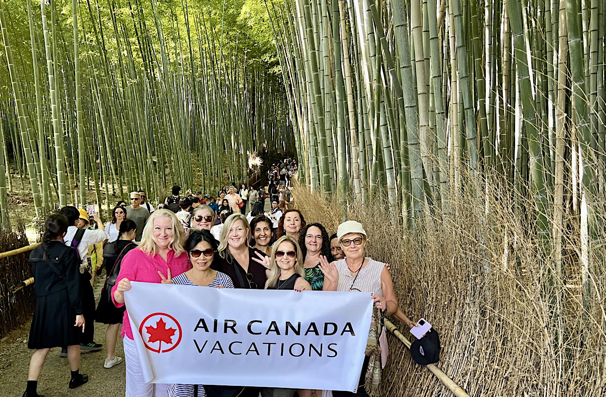 Visting Arashiyama Bamboo Forest. (Pax Global Media)