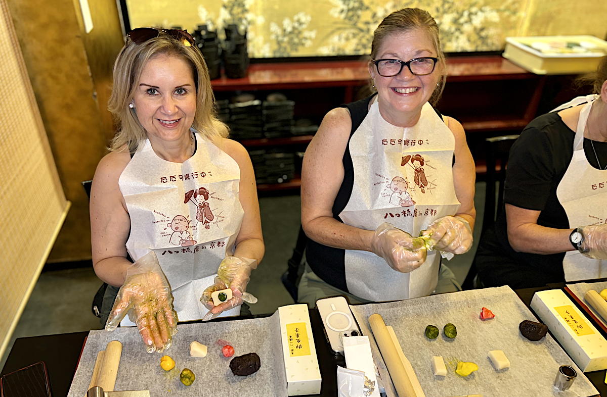 Making Japanese sweet snacks. (Pax Global Media)