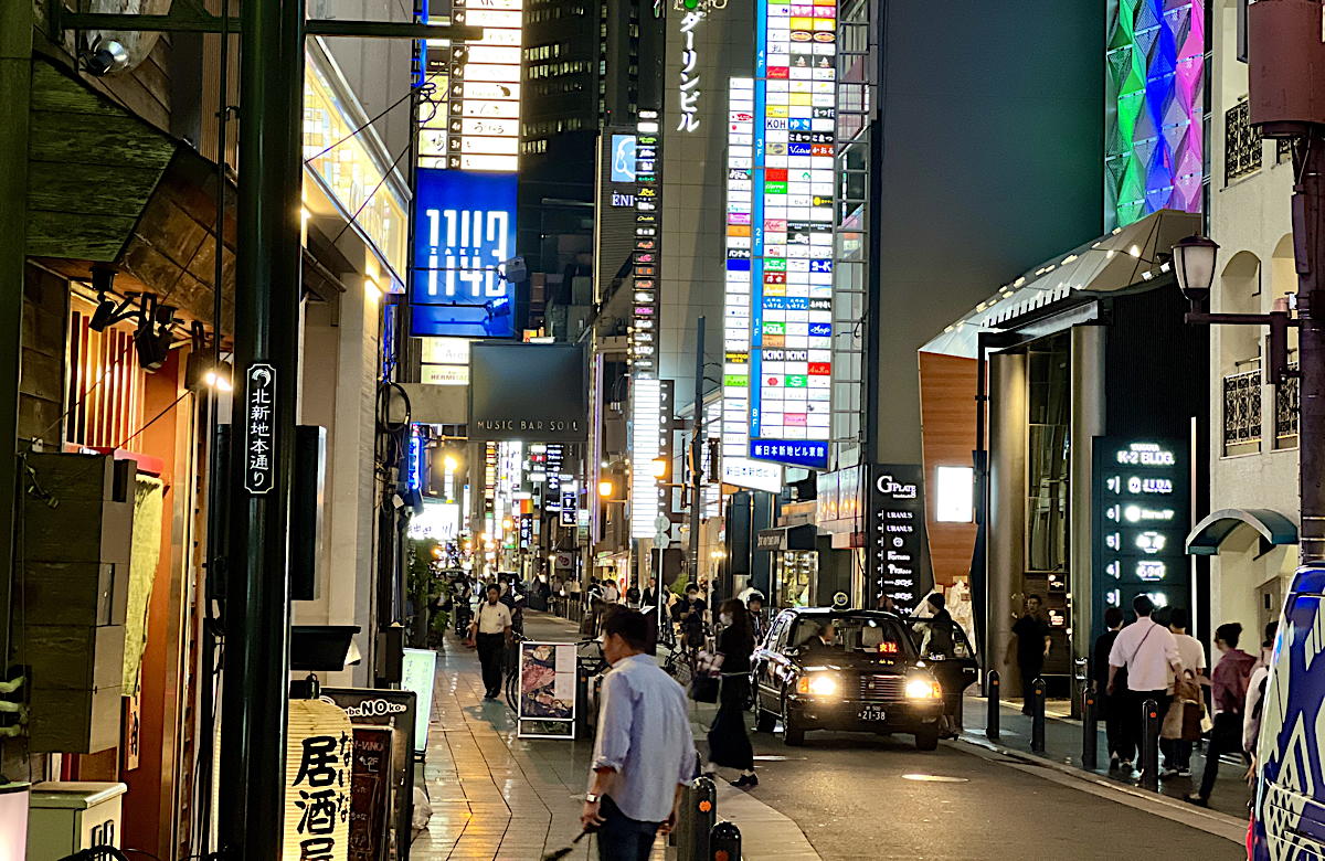 The streets of Osaka at night. (Pax Global Media)