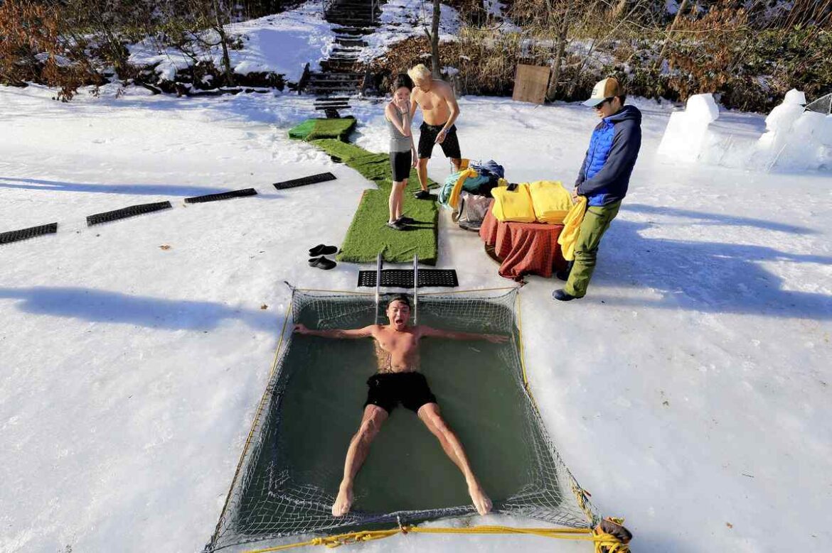 Experience Finnish-Style Frozen Lake Bathing in Hokkaido Town