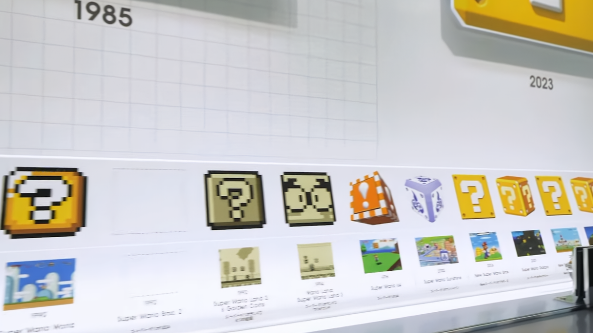 Nintendo Museum's Question Mark Block Exhibit