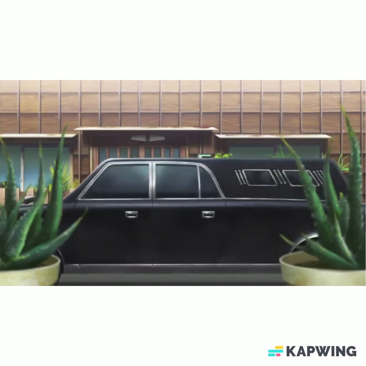 Then US President Obama shows up in what looks like a Toyota Century hearse (extended center) made by Mitsuoka (SOURCE: Digimon Appmon episode 2)