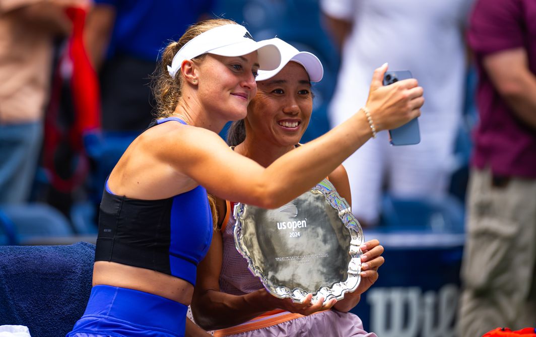 Zhang Shuai Kristina Mladenovic US Open 2024