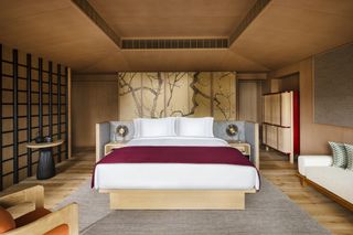 Six Senses Kyoto Three Bedroom Penthouse Suite Master Bedroom