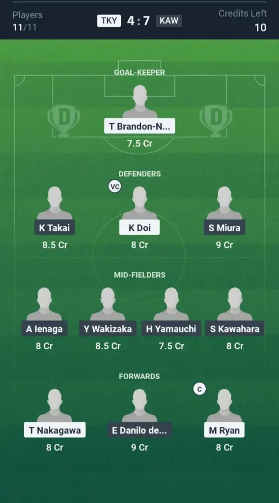 TKY vs KAW Small League Team