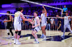 Mustangs Buck Royals in Straight Sets