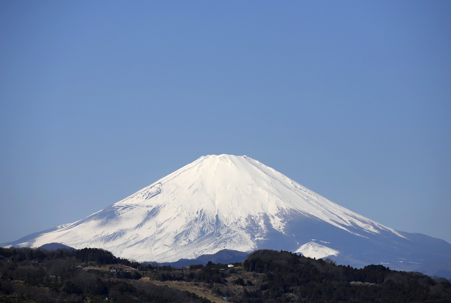 Encouraging more tourists to access Mount Fuji by rail instead of driving would be good for the environment, promoters of a light-rail line say. (Reuters File Photo)