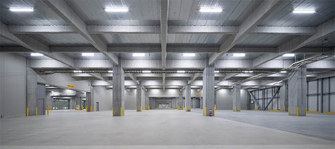 Interior view of LOGIBASE Ibaraki-Saito