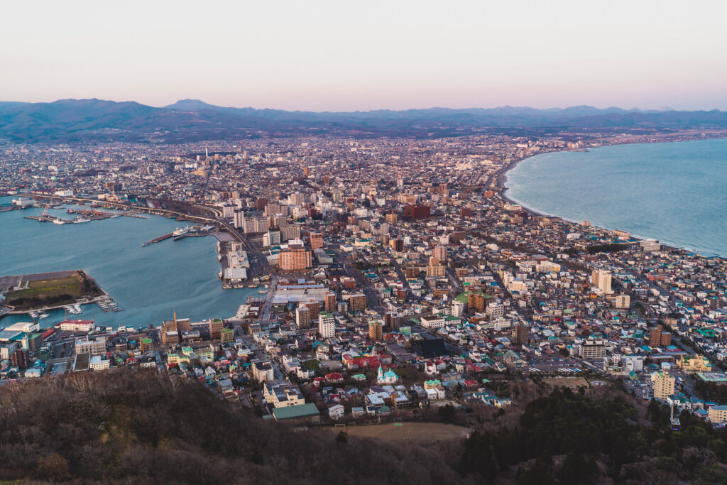 hakodate ropeway sunset