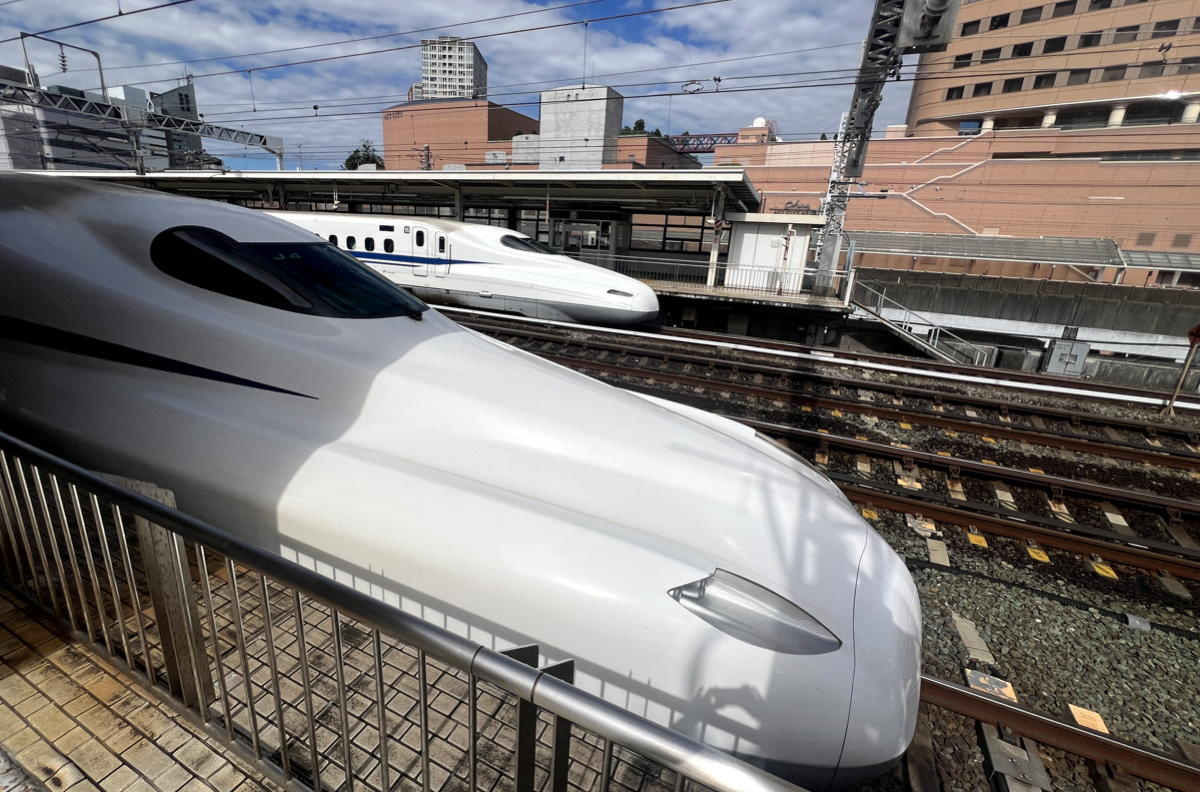 Japan’s bullet train reaches speeds of up to 320 kilometres per hour, (Pax Global Media)