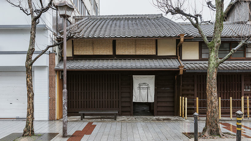 schemata architects' le labo store in kyoto welcomes visitors inside a preserved machiya