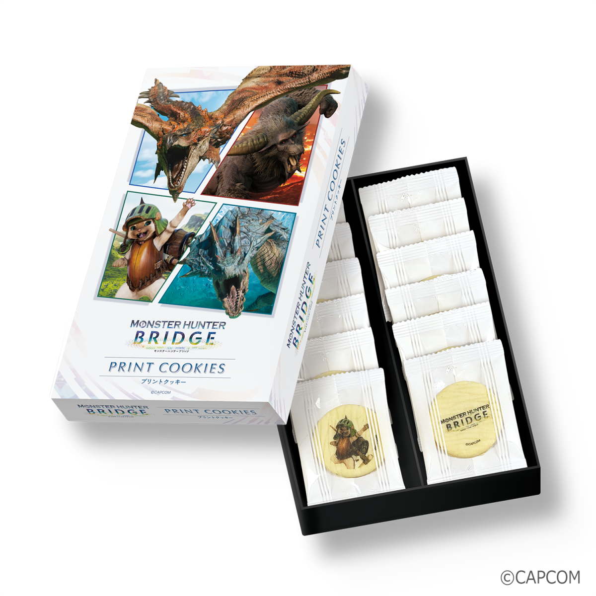 Monster Hunter Osaka Expo 2025 merchandise - Monster Hunter Bridge print cookies