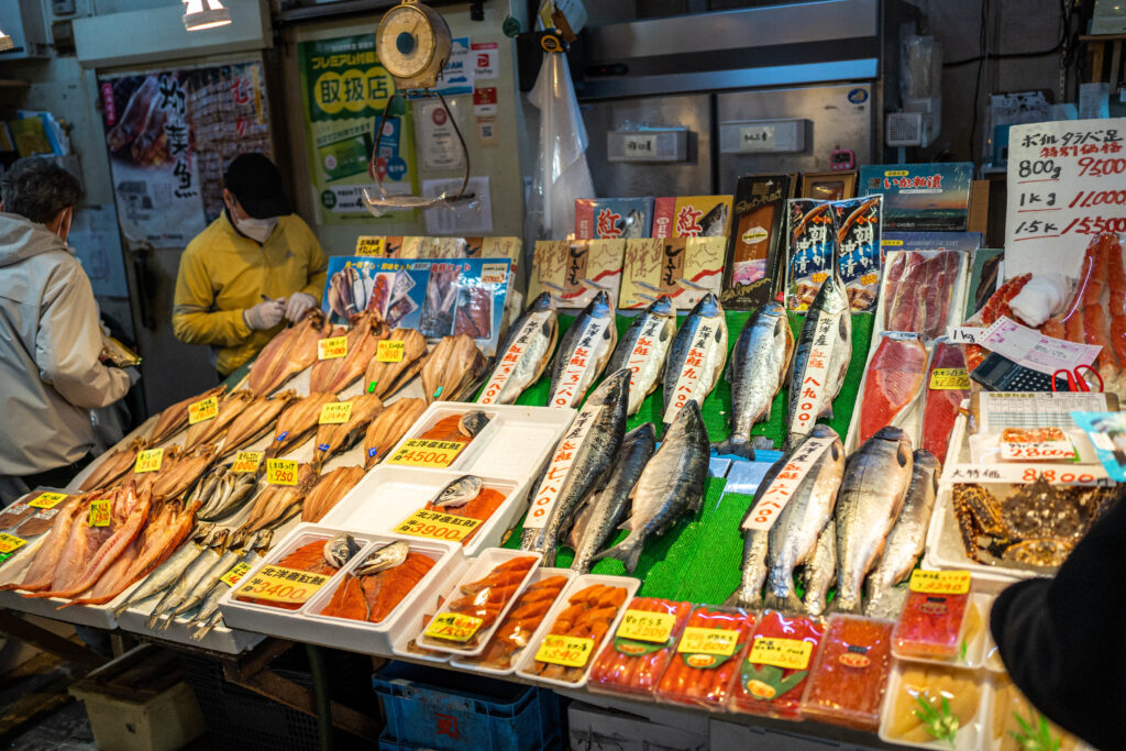 morning market in hakodate