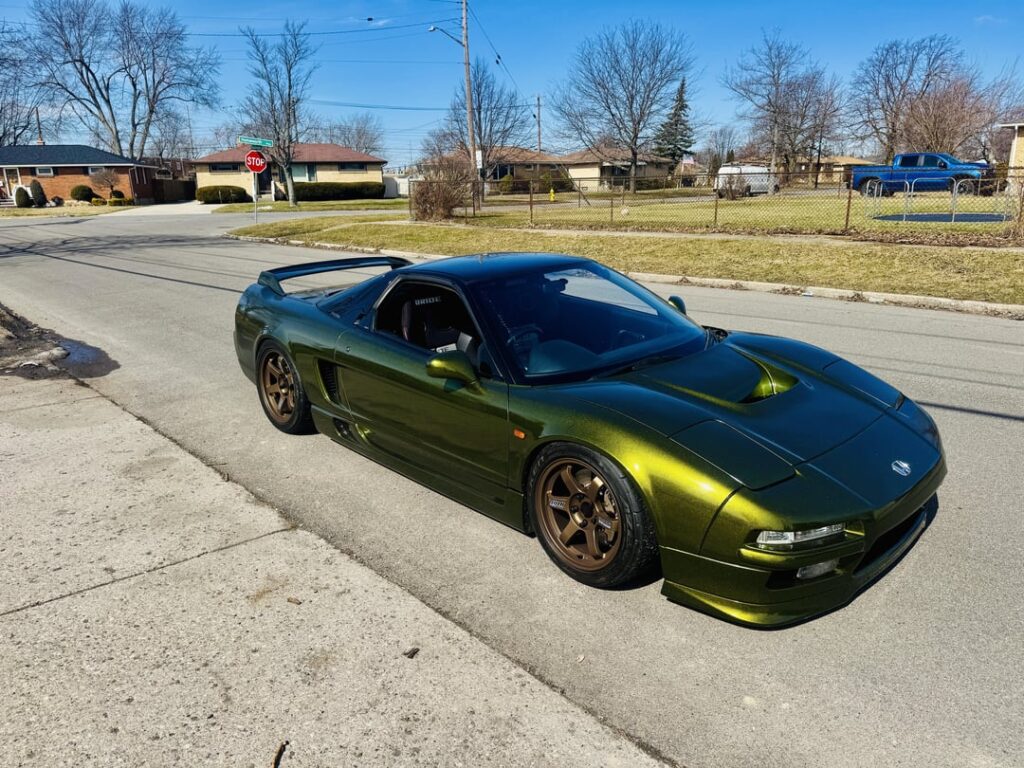 Got my car outside for the first time since getting my new hood and tail lights.