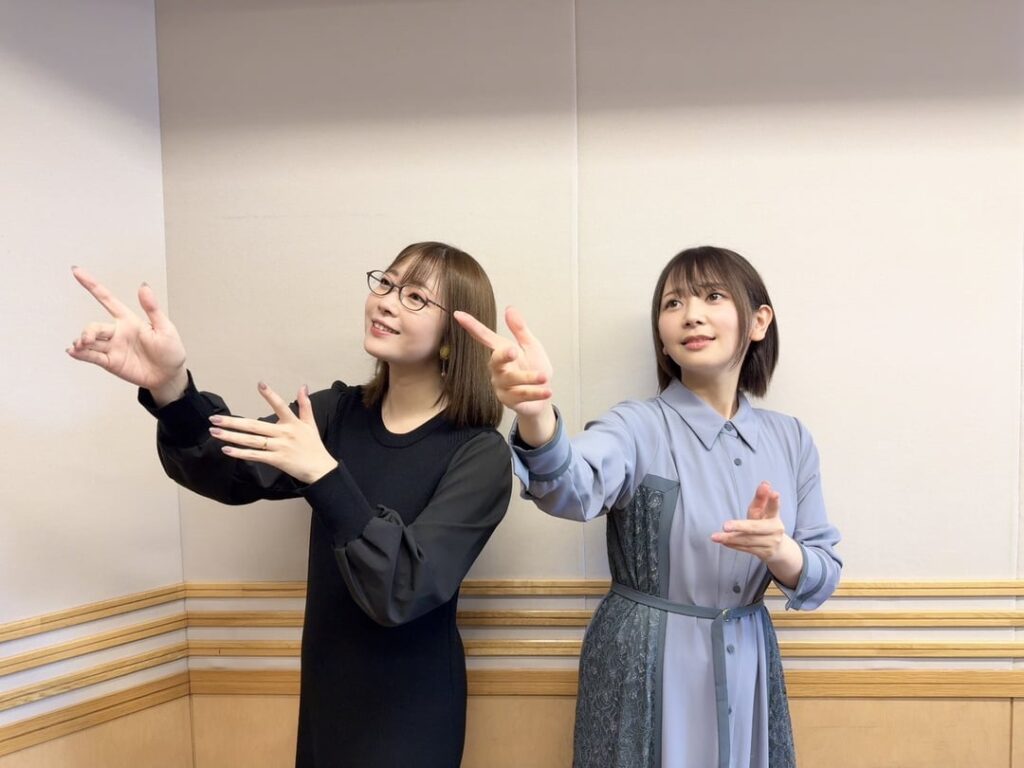 Uchiyama Yumi and Taneda Risa from「Yumi&Risa no Laugh Story wa Totsuzen ni」