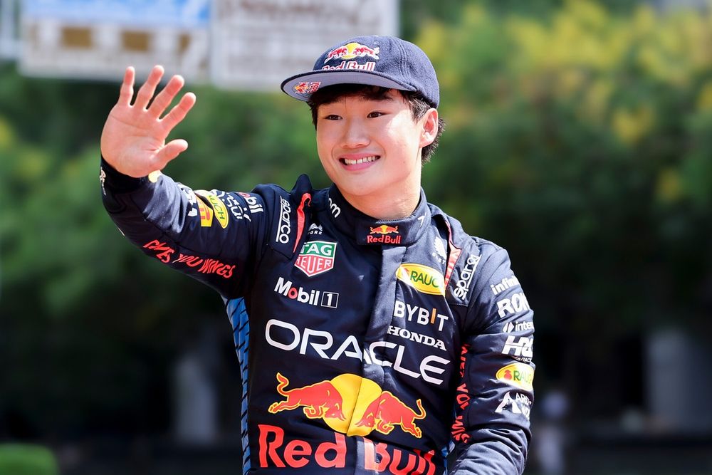 Yuki Tsunoda at the Red Bull Showrun Taichung 
