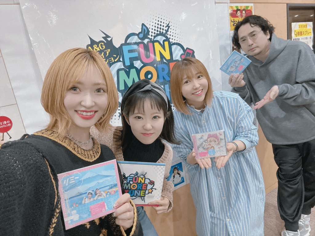 Shiraishi Haruka, Touyama Nao, Yasuno Kiyono, and Yasumoto Hiroki from FUN MORE TUNE