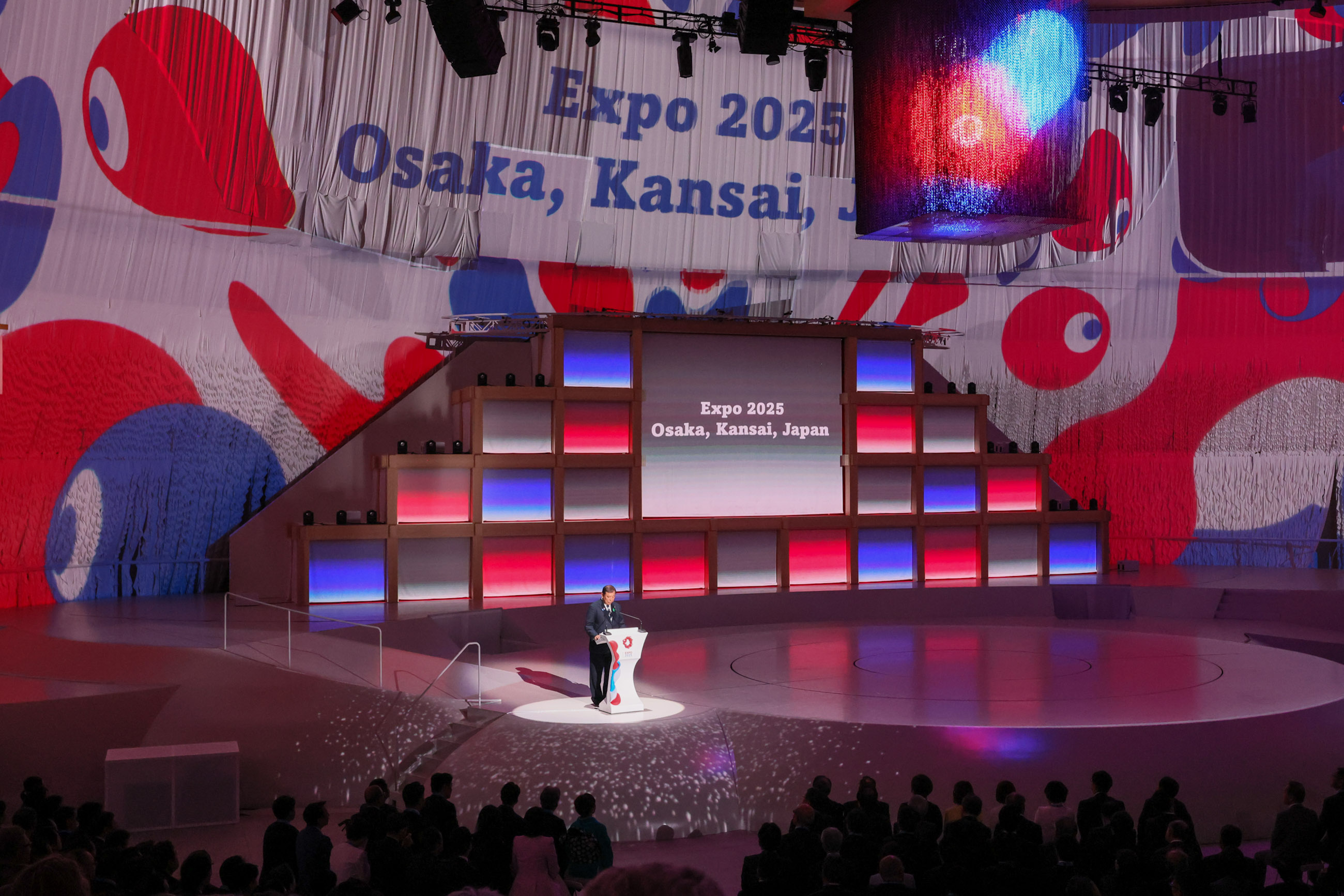 Prime Minister Ishiba delivering an address at the opening ceremony (2)