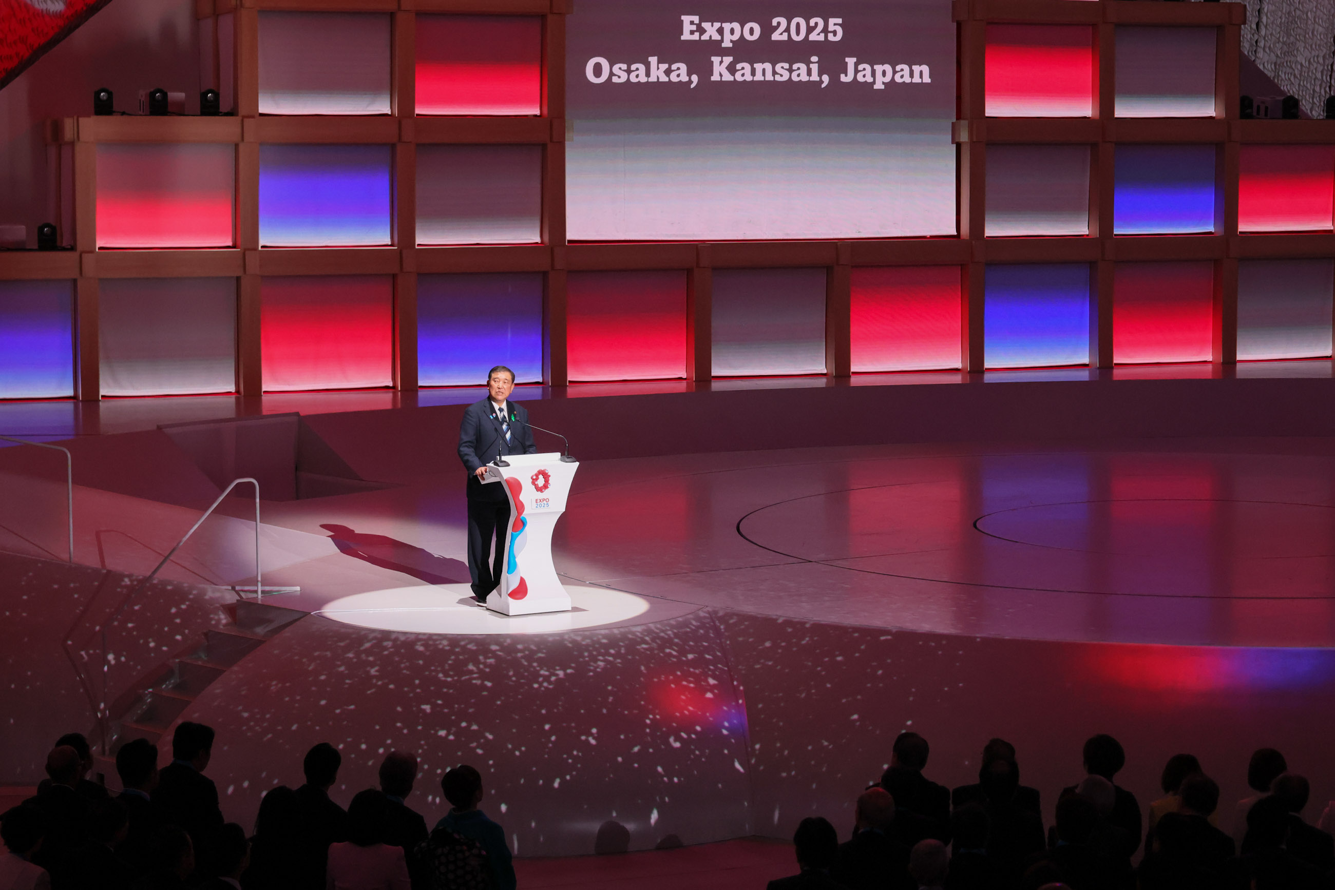 Prime Minister Ishiba delivering an address at the opening ceremony (3)