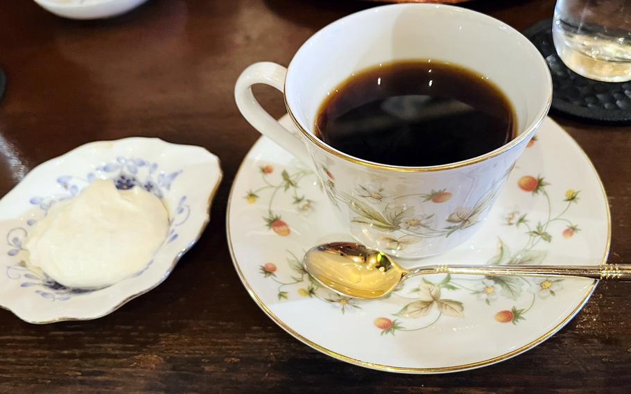 Patrons at Tajimaya Coffee House in Tokyo can savor a variety of coffees, including the house's oriiginal blend and rare single-origin offerings featured as monthly specials. 