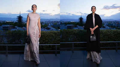 Sonam Kapoor blooms in Kyoto for her first Dior show in Japan