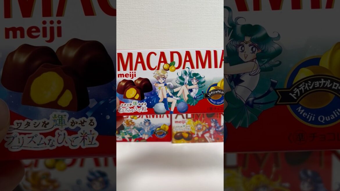 Sailor Moon Meiji Chocolate Sailor Uranus and Sailor Neptune #shorts