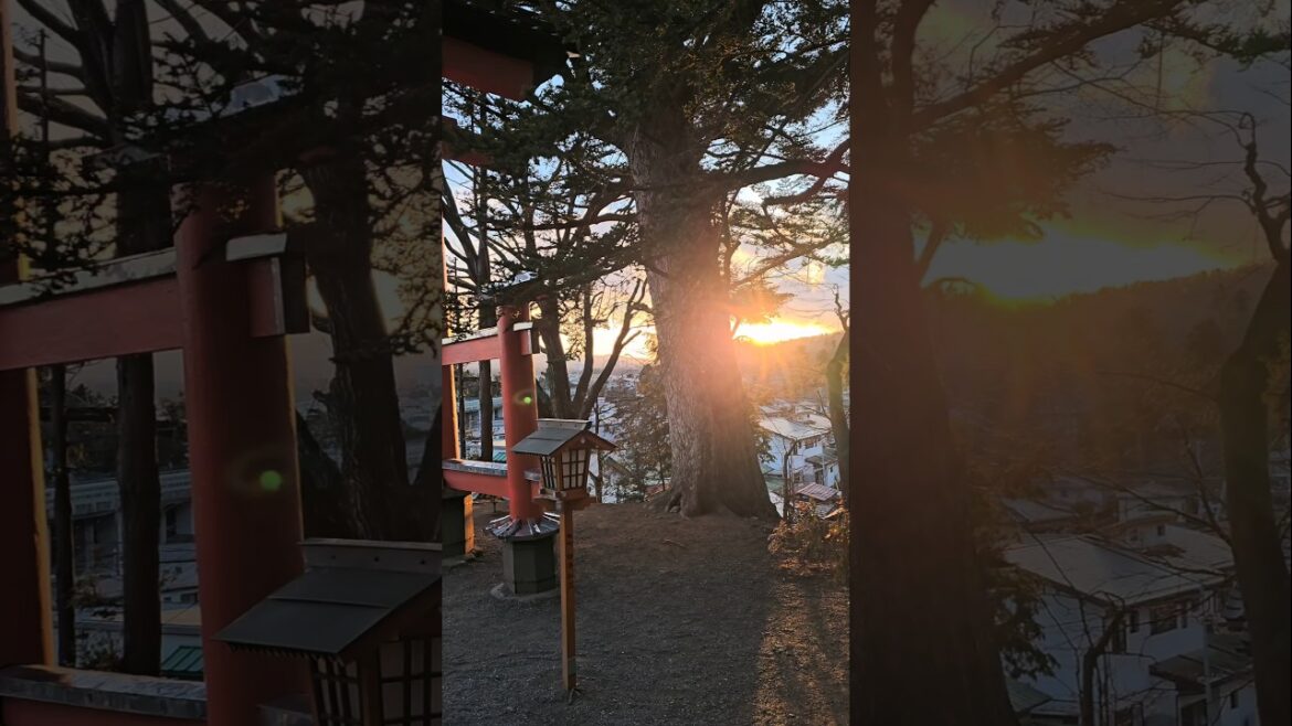 Mt. Fuji views during sunset is magical 🌄