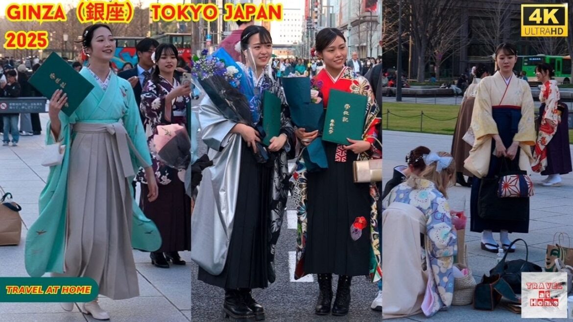 4k hdr japan travel 2025 | Walk from Ginza（銀座）Tokyo japan |  Relaxing Natural City ambience