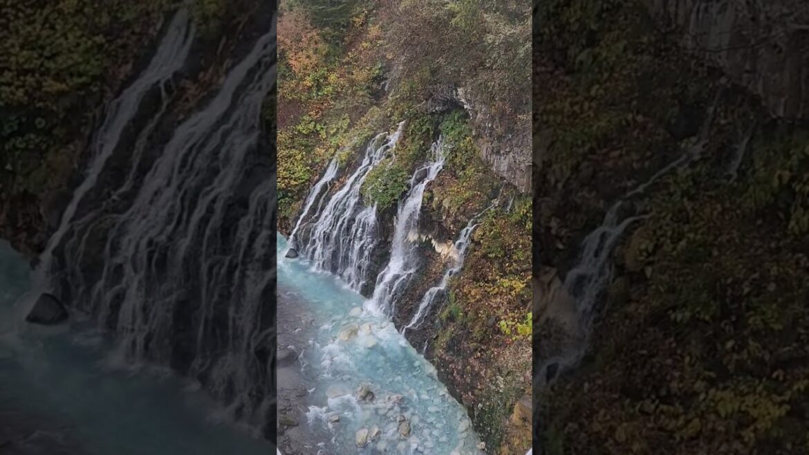 Shirahige Waterfall - Hokkaido#travel #shorts#waterfall #hokkaido